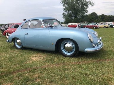 Porsche 356 Classics at the Clubhouse