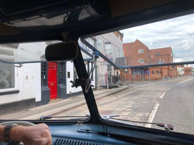 Cruising in VW Splitscreen